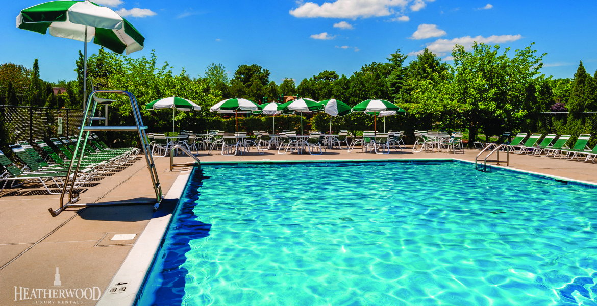 outdoor pool at Spruce Pond, Holbrook, NY